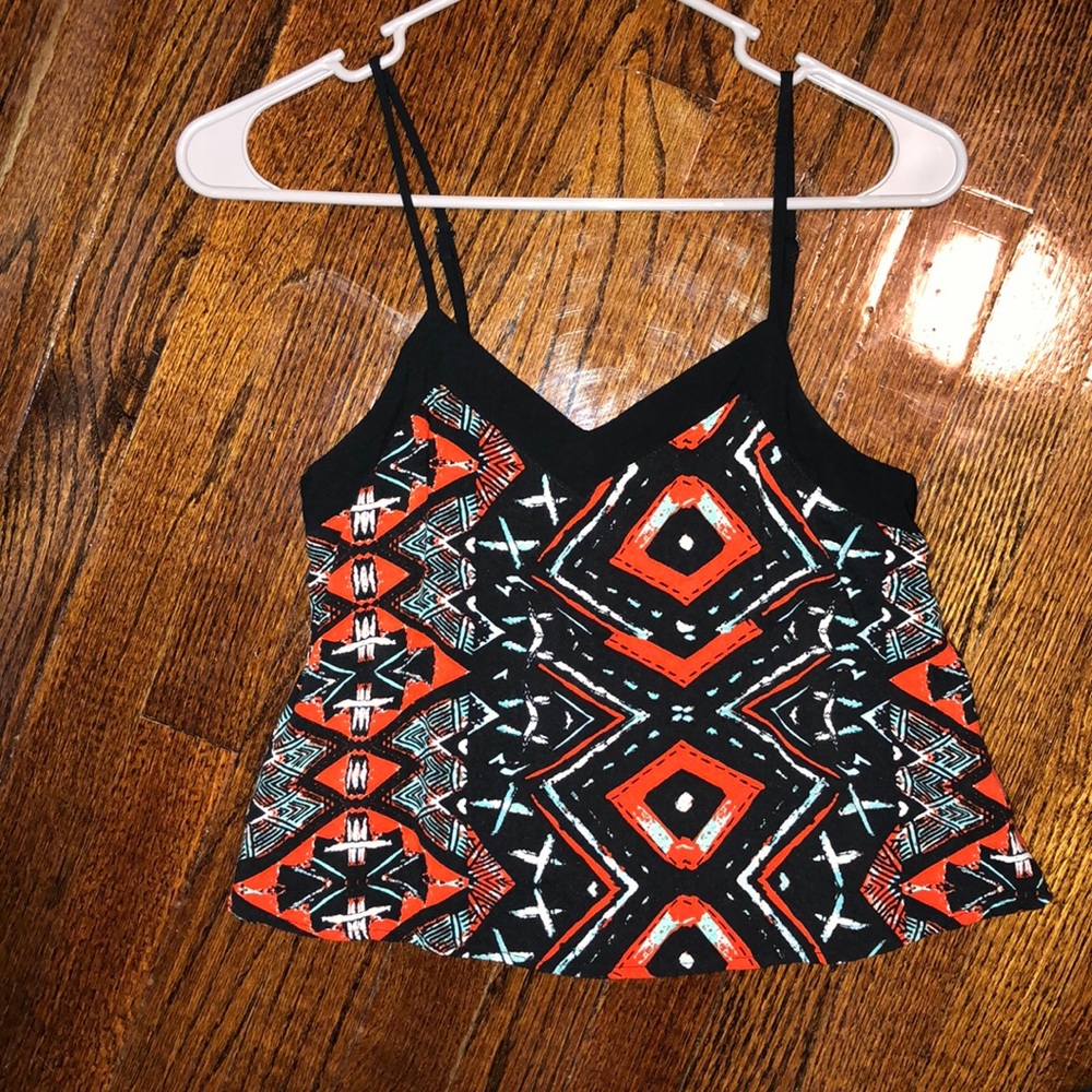 Adjustable strap crop top